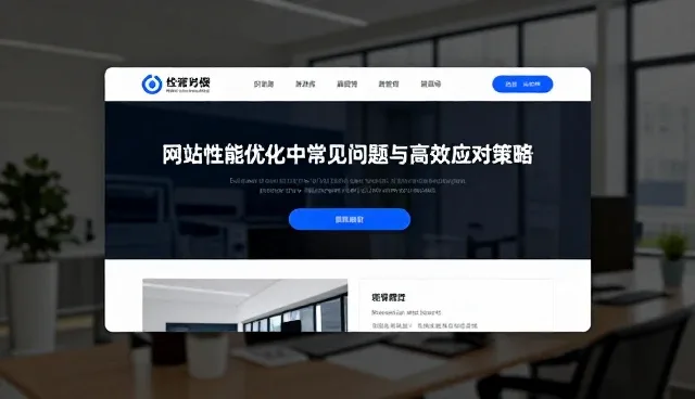 网站性能优化中的常见问题与高效应对策略